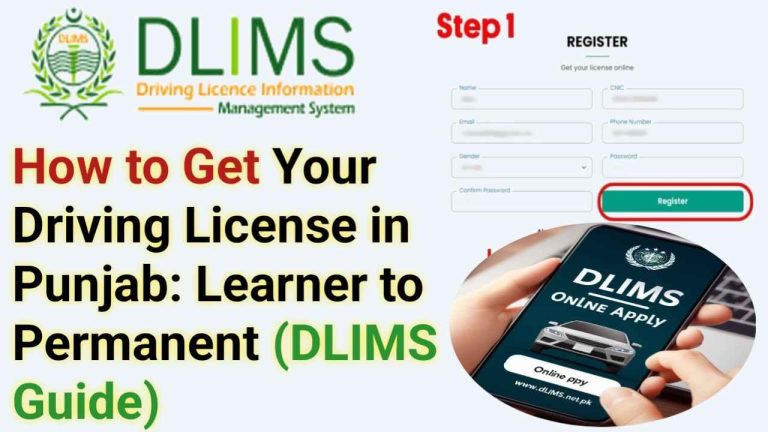 Learner to Permanent Driving License with DLIMS Guide: Ace Punjab Roads