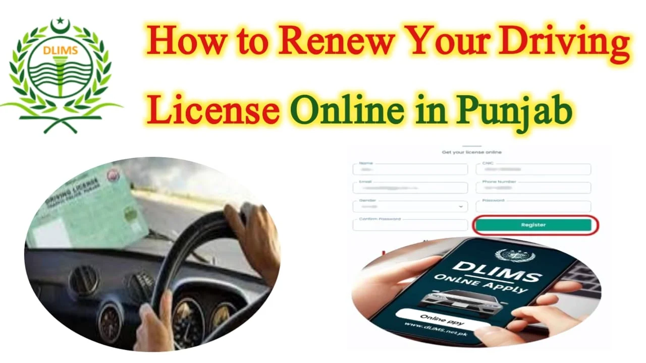 Dlims Punjab License Renewal Online